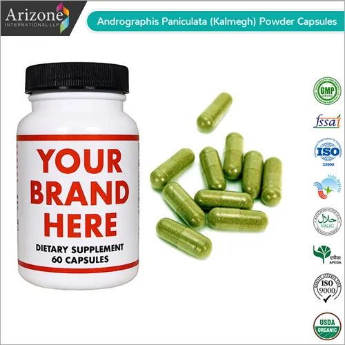 Andrographis Paniculata Powder Capsules / Kalmegh Capsules